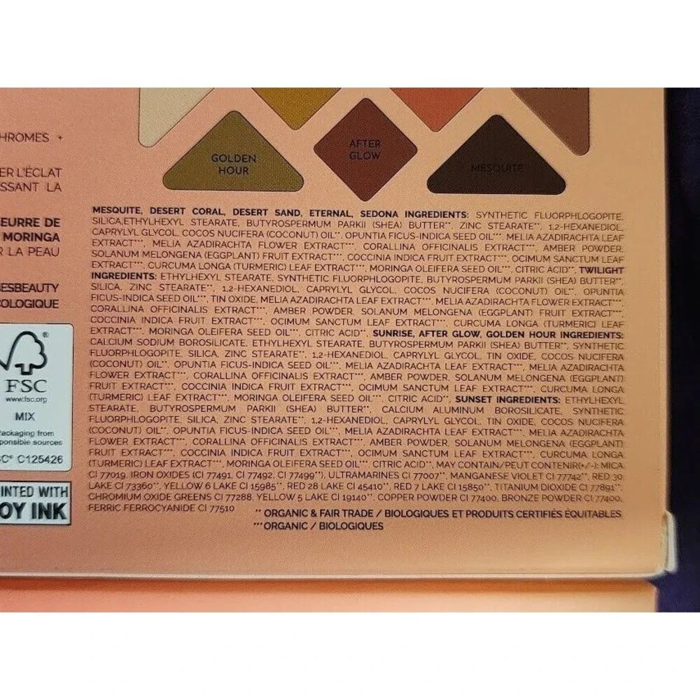 ATHR BEAUTY Desert Sunset Palette 10 Pan Color Eyeshadow Pressed Powder Shades